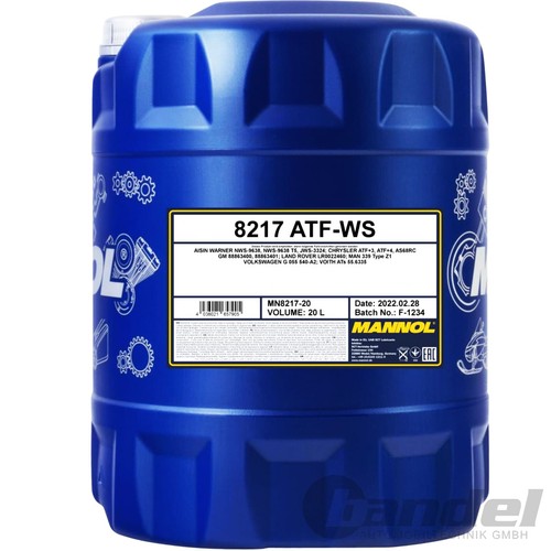 20l mannol getriebeöl - 20l,