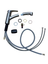 GROHE Eurosmart  Einhandmischer mit Doppelstrahl, ausziehbarer Küchenarmatur