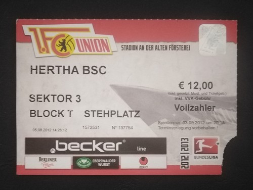 Ticket bundesliga 2012 13 - ticket, 2012/13
