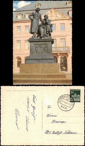 Ansichtskarte hanau - ansichtskarte,