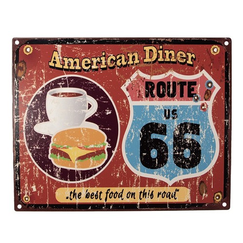 Blechschild american diner - blechschild, diner"