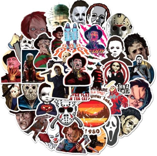 Tlg stickerset horrorfilm - 50,