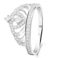 Kronenring Cocktailring 925er