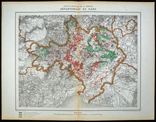 1912 - Gard - landkarte