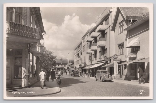 Rppc kyrkogatan arvika street - kyrkogatan,