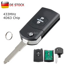 FUNK SCHLÜSSEL FERNBEDIENUNG Maz24R FÜR MAZDA 3 5 6 CX7 433MHz Transporder 4D63