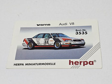 Audi V8 SMS  / 3534  von Herpa Sammelkarte 