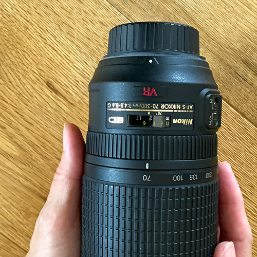 Nikon nikkor 70 300mm - af-s,