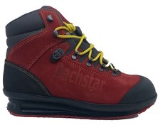 Bianco PVC-Stiefel Schwarz Rot