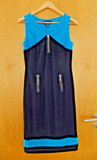 Tolles Sommerkleid, ärmellos, Gr.40 in schwarz /blau
