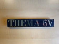 Lancia Thema 6V Emblem Schriftzug mit Stiften orig.