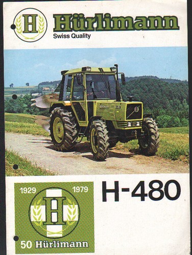 Hurlimann traktor prospekt - traktor,