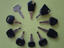 10 BAUMASCHINEN SCHLÜSSEL CAT