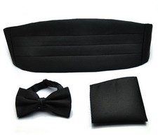 3tlg. SET Herren Kummerbund