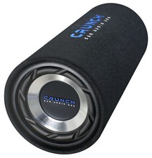 CRUNCH Tube Subwoofer GTS-200 20cm Auto Gehäuse Bassrolle 400 Watt Bassbox Röhre