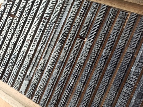 Bleischrift futura steil - bleischrift,