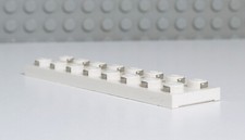 Lego 9V Leiterplatte weiß 2x8