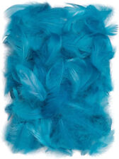 150 Stück Türkis Deko Federn 10g Flaumfedern Schmuckfedern Vogelfedern