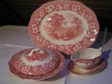 Speiseservice Woodland England Vintage Teile