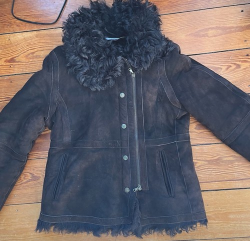 Lederjacke mit echtfell - lederjacke,