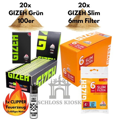 Gizeh slimfilter 20 - +,