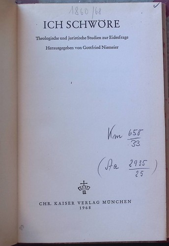 Ich schwöre theolog - ich, u