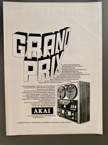 1973 akai tonband maschine - 1973,