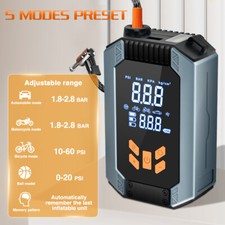 Wiederaufladbarer kabelloser Auto Reifenfüller, 8000mAh Digital Reifen Luftkompressor Pumpe