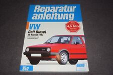 Reparaturanleitung Reparaturhandbuch VW Golf II Typ 19E/1G1 Diesel erstklassig