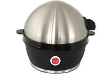 DESKI Eierkocher für 2 bis 7 Eier Edelstahl 380 Watt schwarz Kocher Frühstücksei