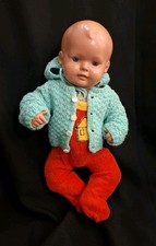 Süße vintage original Schildkröt Babypuppe Baby Puppe 35 cm