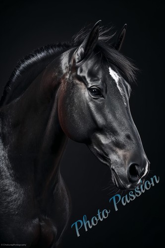 Elegantes pferde tierportrait - pferde,