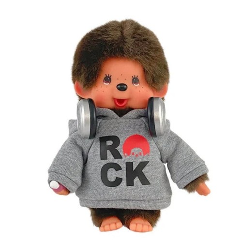 Monchhichi brown boy - brown, in