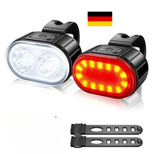 LED USB MTB Fahrrad Licht Set