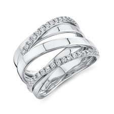 14K Weißgold Diamant