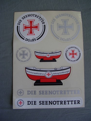 Aufkleber die seenotretter - aufkleber,