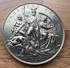 Rarität! Medaille "Befreiung Wiens 1883" Bronze versilbert