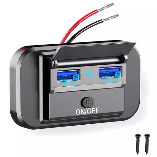 Usb steckdose 12v 24v - qc, &