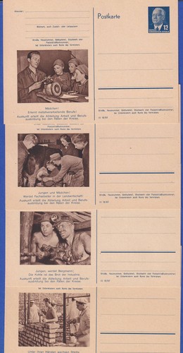 Ddr 1954 ganzsachen set von - ganzsachen,
