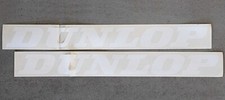 DUNLOP Logo Aufkleber-Set 420 mm x 50 mm auf transparenter Folie