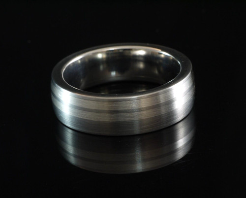 Ring edelstahl silber marke - ring,