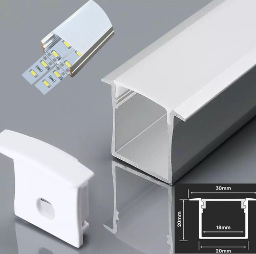 Led schiene aluminium - 2m,