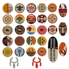 Playmobil Indianer Schild Indianerschild Rund Western Indianer Cowboy