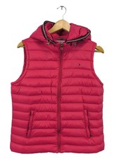 TOMMY HILFIGER Steppweste Damen Weste Gr. DE 40 rot Casual-Look