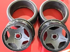 2x Felgen+Einlagen Hinterachse für HPI BAJA 5B *1:5*DBXL*HPI*CARSON*ROVAN*ROFUN*