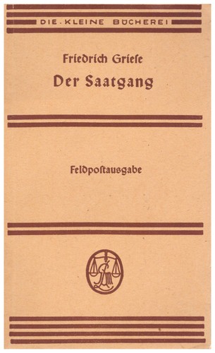 Friedrich griese der - der, saatgang