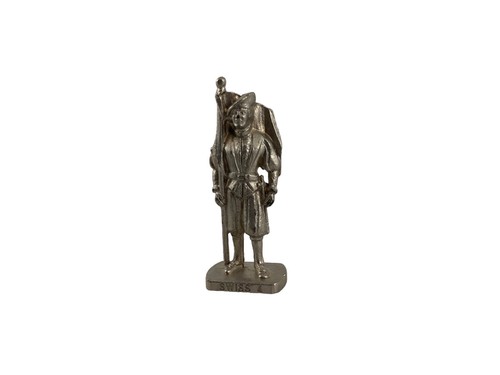 Swiss metallfigur mit fahne - swiss,