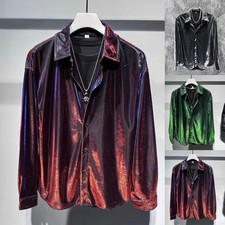 Modisches Glanzhemd für