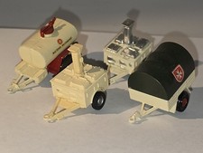 4 ROCO Malteser Einachsanhänger für Traktor, PKW..., H0 1:87, selten Sammler Alt