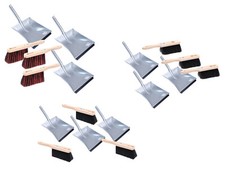 3er Set Kehrgarnitur Handfeger